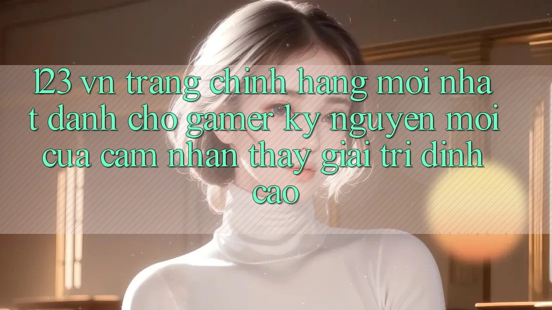 123 vn - Trang Chính Hãng Mới nhất Dành Cho Gamer: Kỷ Nguyên Mới Của Cảm nhận thấy Giải Trí Đỉnh Cao