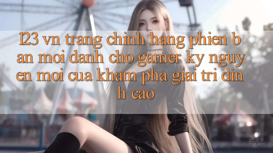123 vn - Trang Chính Hãng Phiên bản mới Dành Cho Gamer: Kỷ Nguyên Mới Của Khám phá Giải Trí Đỉnh cao