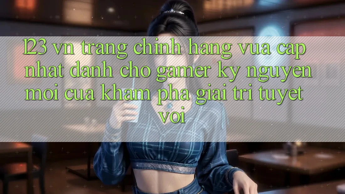 123 vn - Trang Chính Hãng Vừa cập nhật Dành Cho Gamer: Kỷ Nguyên Mới Của Khám phá Giải Trí Tuyệt vời