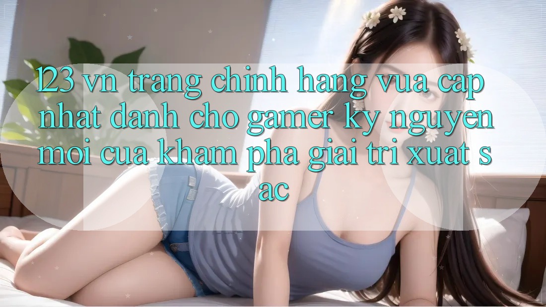 123 vn - Trang Chính Hãng Vừa cập nhật Dành Cho Gamer: Kỷ Nguyên Mới Của Khám phá Giải Trí Xuất sắc