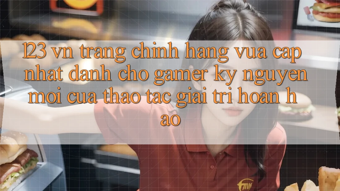 123 vn - Trang Chính Hãng Vừa cập nhật Dành Cho Gamer: Kỷ Nguyên Mới Của Thao tác Giải Trí Hoàn hảo