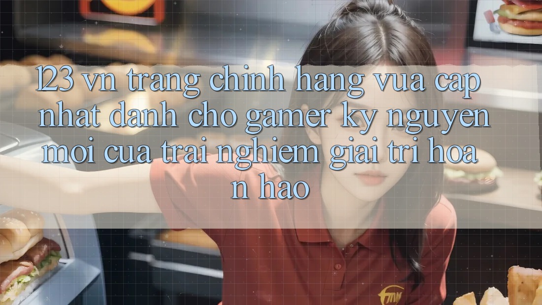 123 vn - Trang Chính Hãng Vừa cập nhật Dành Cho Gamer: Kỷ Nguyên Mới Của Trải Nghiệm Giải Trí Hoàn hảo