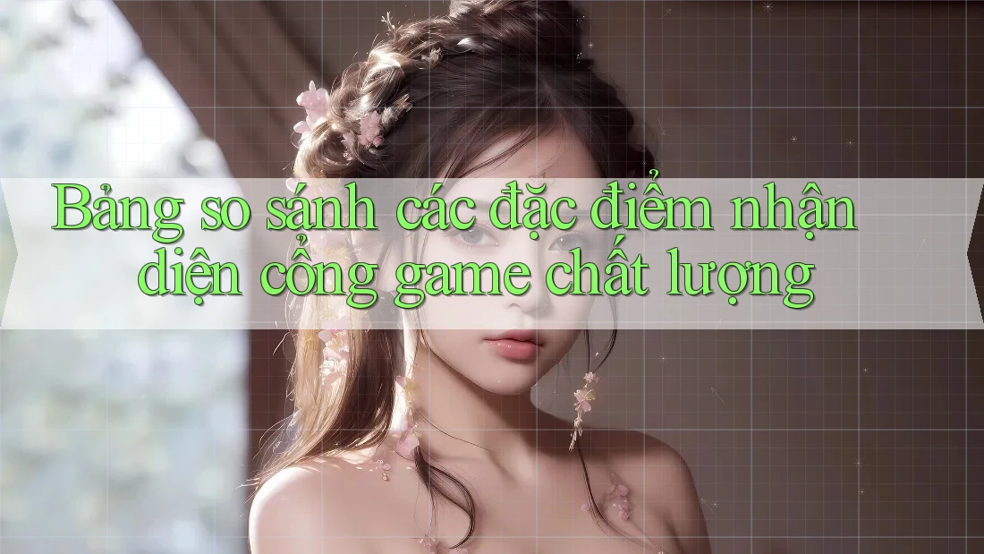 Bảng so sánh các đặc điểm nhận diện cổng game chất lượng