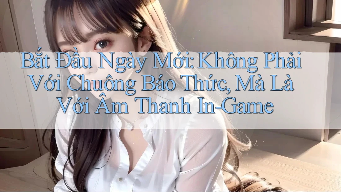 Bắt Đầu Ngày Mới: Không Phải Với Chuông Báo Thức, Mà Là Với Âm Thanh In-Game
