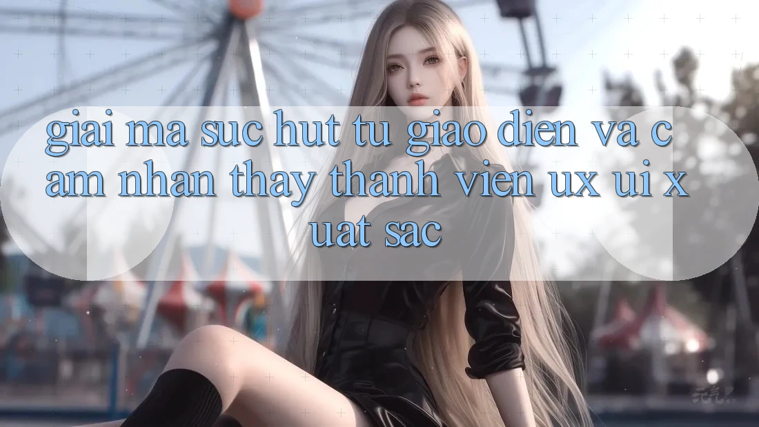 Giải Mã Sức Hút Từ Giao Diện Và Cảm nhận thấy Thành viên (UX/UI) Xuất sắc