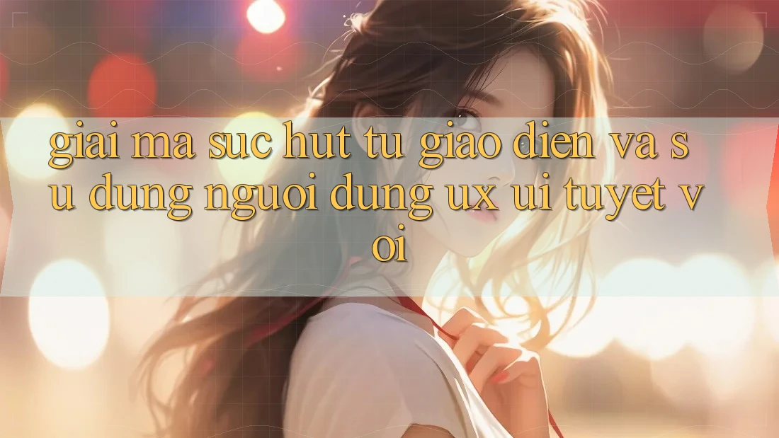 Giải Mã Sức Hút Từ Giao Diện Và Sử dụng Người Dùng (UX/UI) Tuyệt vời