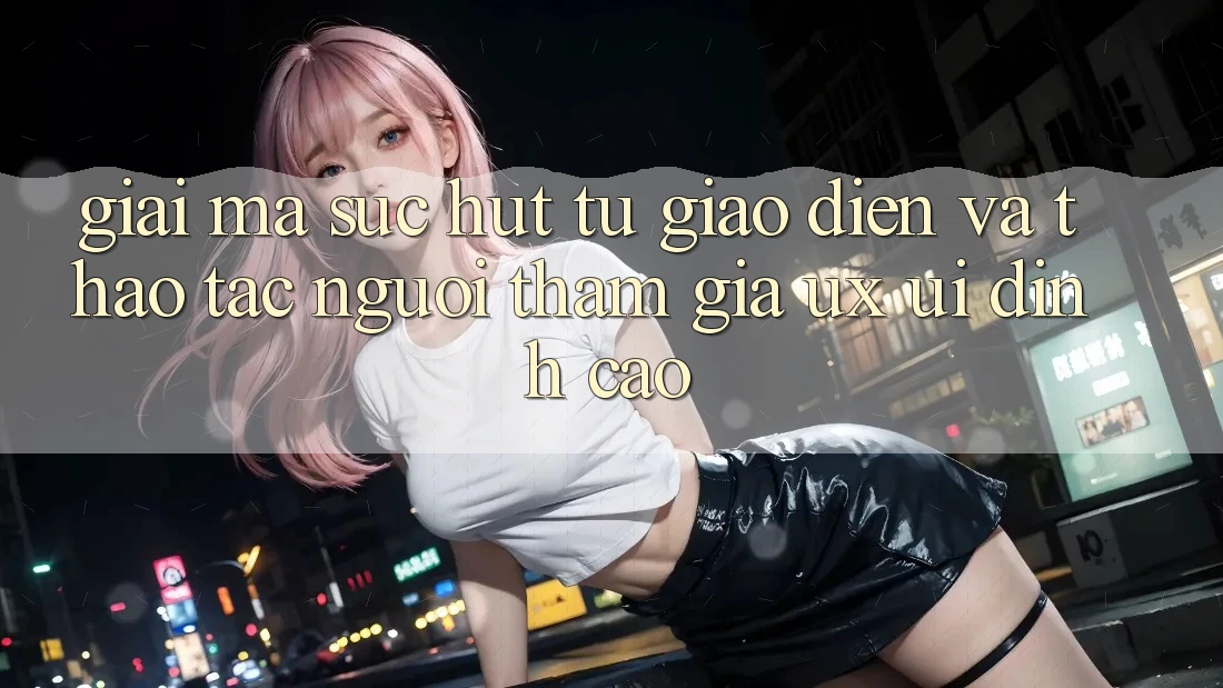 Giải Mã Sức Hút Từ Giao Diện Và Thao tác Người tham gia (UX/UI) Đỉnh cao