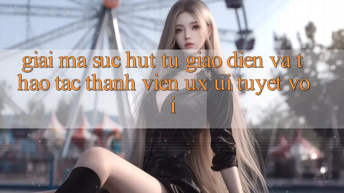 Giải Mã Sức Hút Từ Giao Diện Và Thao tác Thành viên (UX/UI) Tuyệt vời