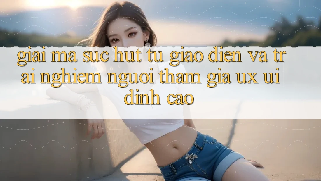 Giải Mã Sức Hút Từ Giao Diện Và Trải Nghiệm Người tham gia (UX/UI) Đỉnh Cao Giải Mã Sức Hút Từ Giao Diện Và Trải Nghiệm Người tham gia (UX/UI) Đỉnh Cao