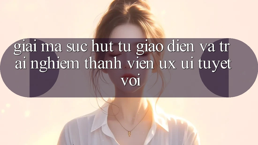 Giải Mã Sức Hút Từ Giao Diện Và Trải nghiệm Thành viên (UX/UI) Tuyệt vời