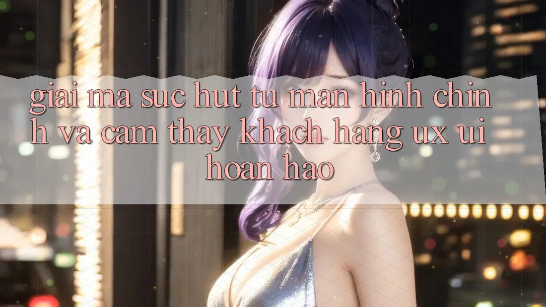 Giải Mã Sức Hút Từ Màn hình chính Và Cảm thấy Khách hàng (UX/UI) Hoàn hảo