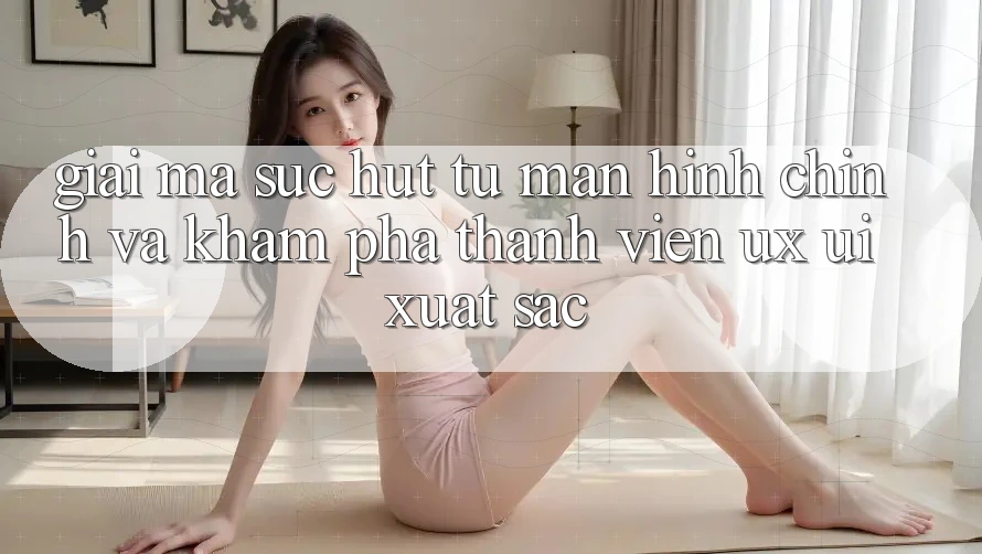 Giải Mã Sức Hút Từ Màn hình chính Và Khám phá Thành viên (UX/UI) Xuất sắc