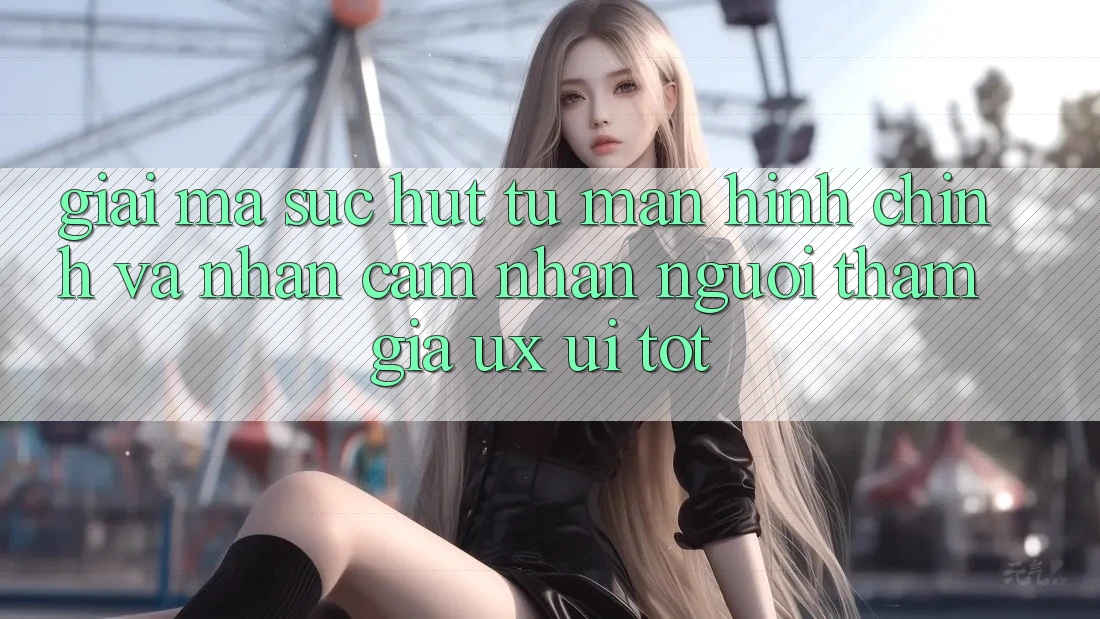 Giải Mã Sức Hút Từ Màn hình chính Và Nhận cảm nhận Người tham gia (UX/UI) Tốt