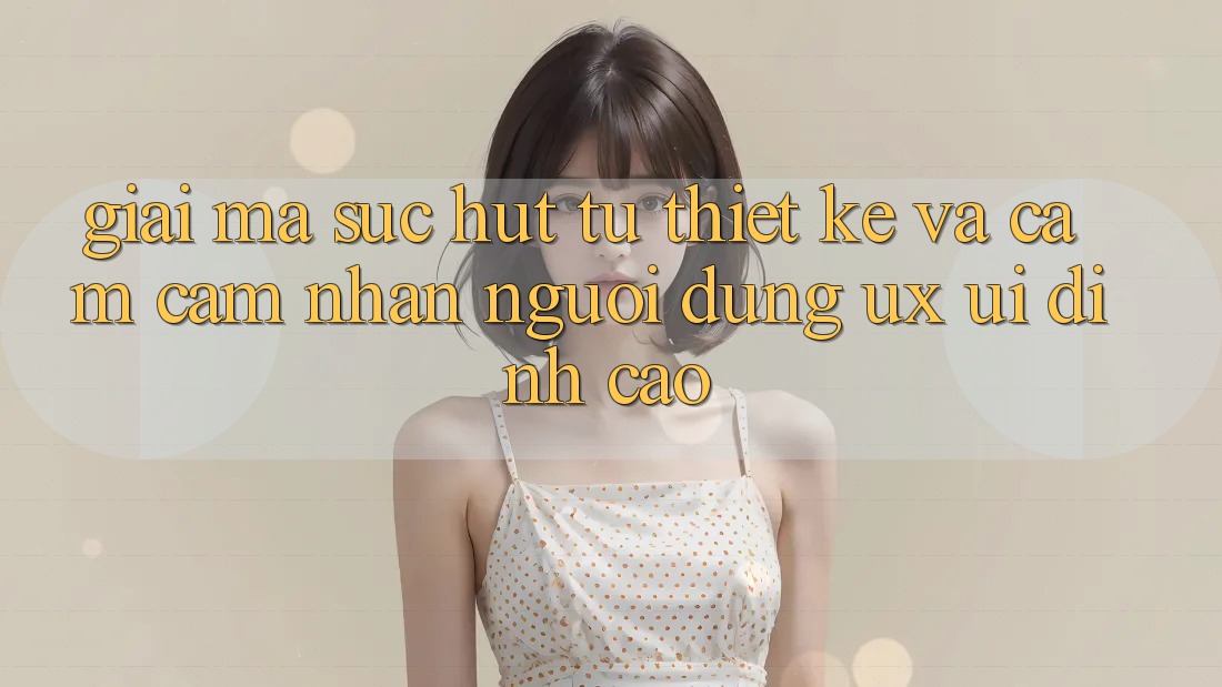 Giải Mã Sức Hút Từ Thiết kế Và Cảm cảm nhận Người Dùng (UX/UI) Đỉnh Cao