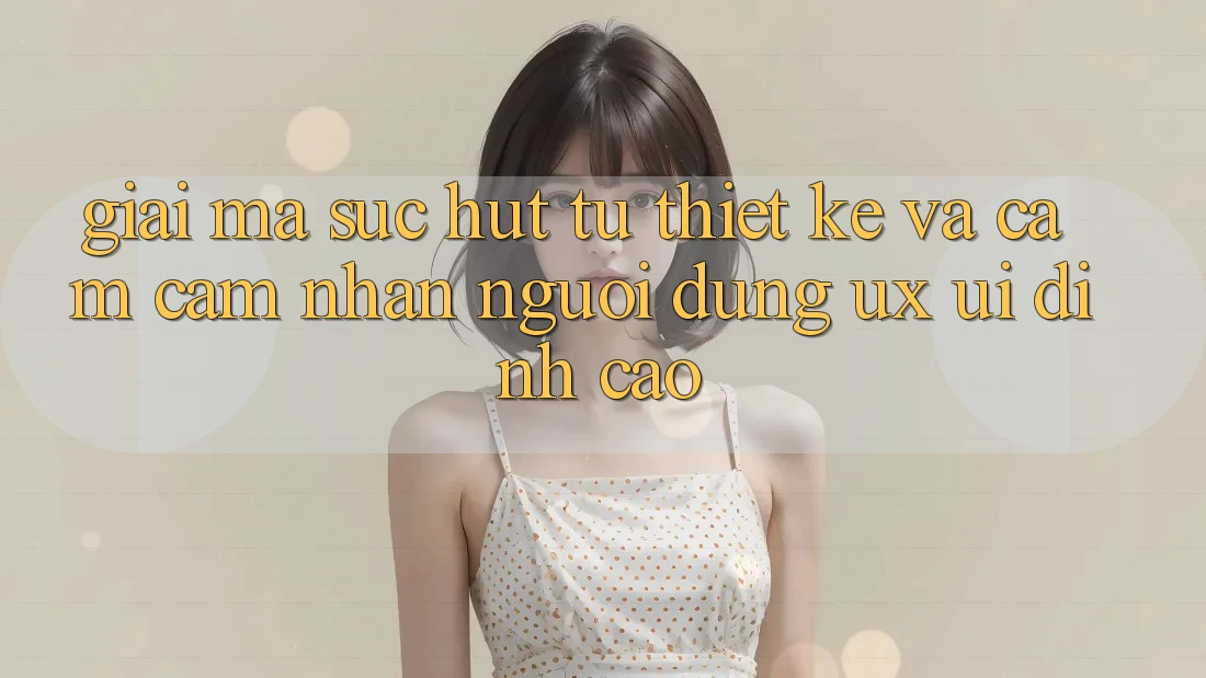 Giải Mã Sức Hút Từ Thiết kế Và Cảm cảm nhận Người Dùng (UX/UI) Đỉnh Cao