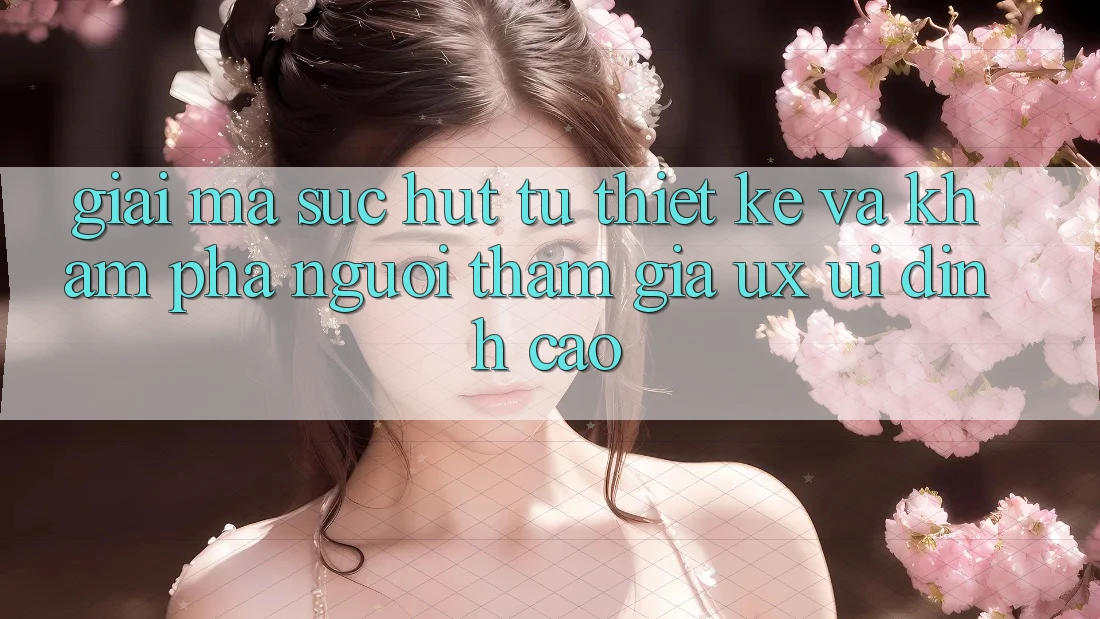 Giải Mã Sức Hút Từ Thiết kế Và Khám phá Người tham gia (UX/UI) Đỉnh Cao