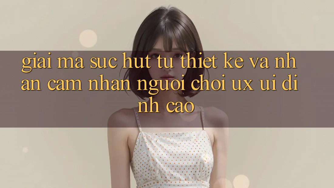 Giải Mã Sức Hút Từ Thiết kế Và Nhận cảm nhận Người chơi (UX/UI) Đỉnh Cao