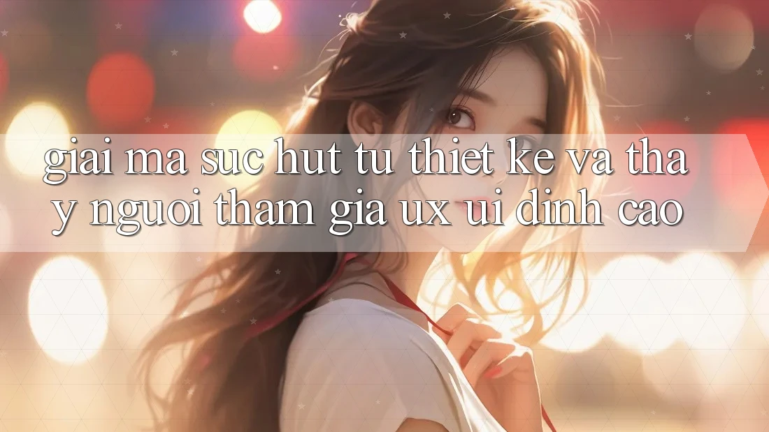 Giải Mã Sức Hút Từ Thiết kế Và Thấy Người tham gia (UX/UI) Đỉnh Cao