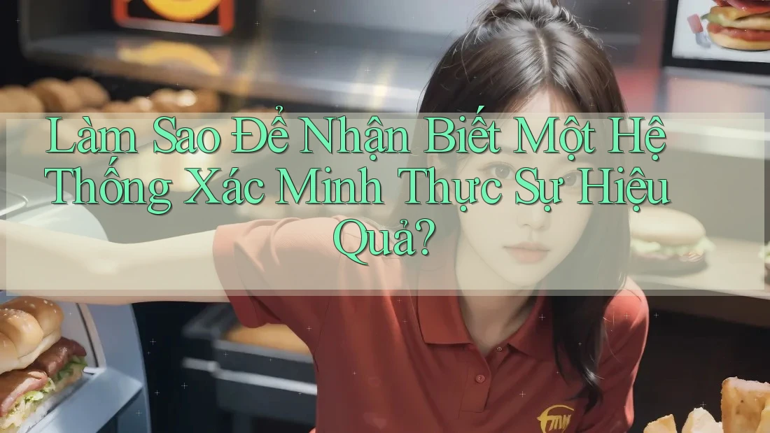 Làm Sao Để Nhận Biết Một Hệ Thống Xác Minh Thực Sự Hiệu Quả?