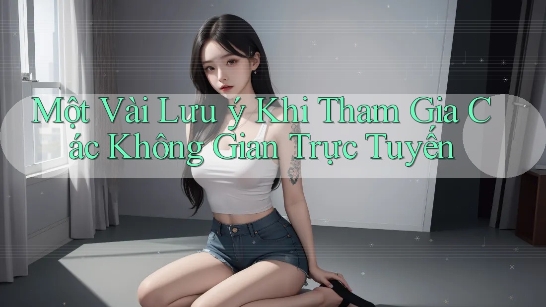 Một Vài Lưu ý Khi Tham Gia Các Không Gian Trực Tuyến