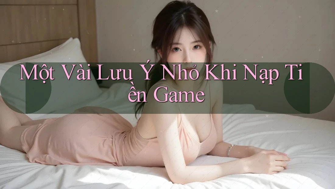 Một Vài Lưu Ý Nhỏ Khi Nạp Tiền Game