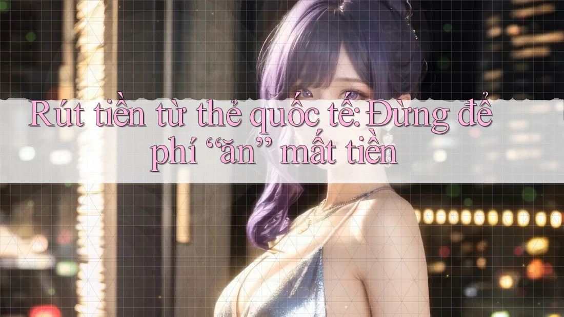 Rút tiền từ thẻ quốc tế: Đừng để phí “ăn” mất tiền