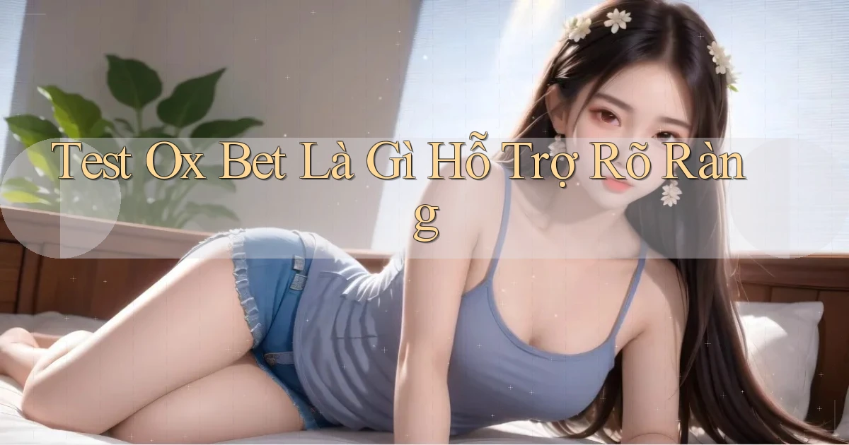 test ox bet là gì hỗ trợ rõ ràng