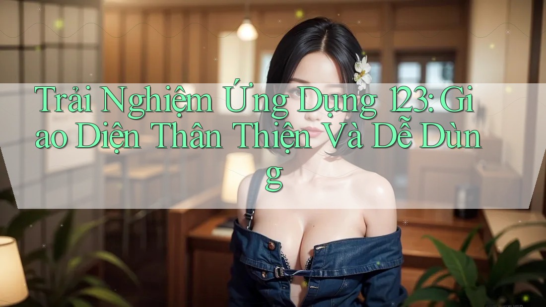 Trải Nghiệm Ứng Dụng 123: Giao Diện Thân Thiện Và Dễ Dùng