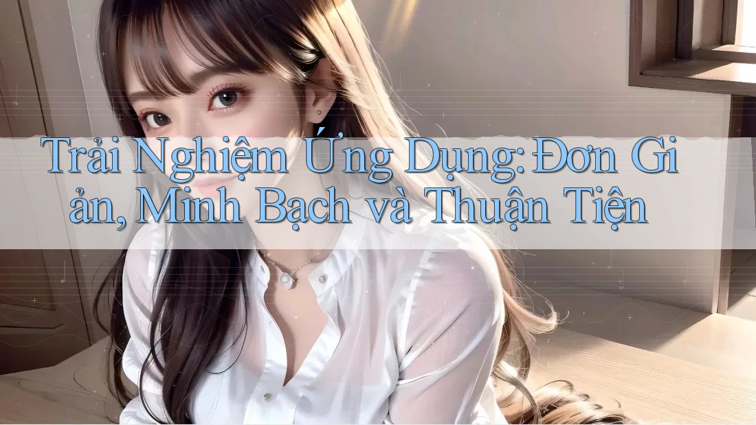 Trải Nghiệm Ứng Dụng: Đơn Giản, Minh Bạch và Thuận Tiện