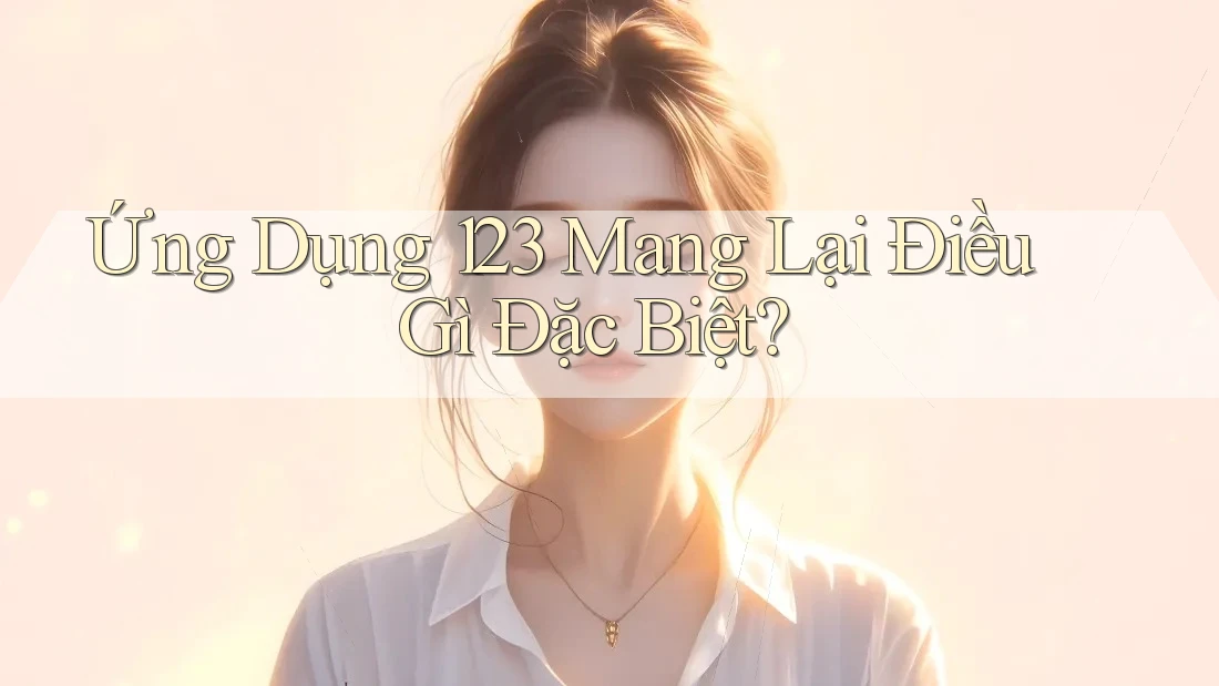 Ứng Dụng 123 Mang Lại Điều Gì Đặc Biệt?